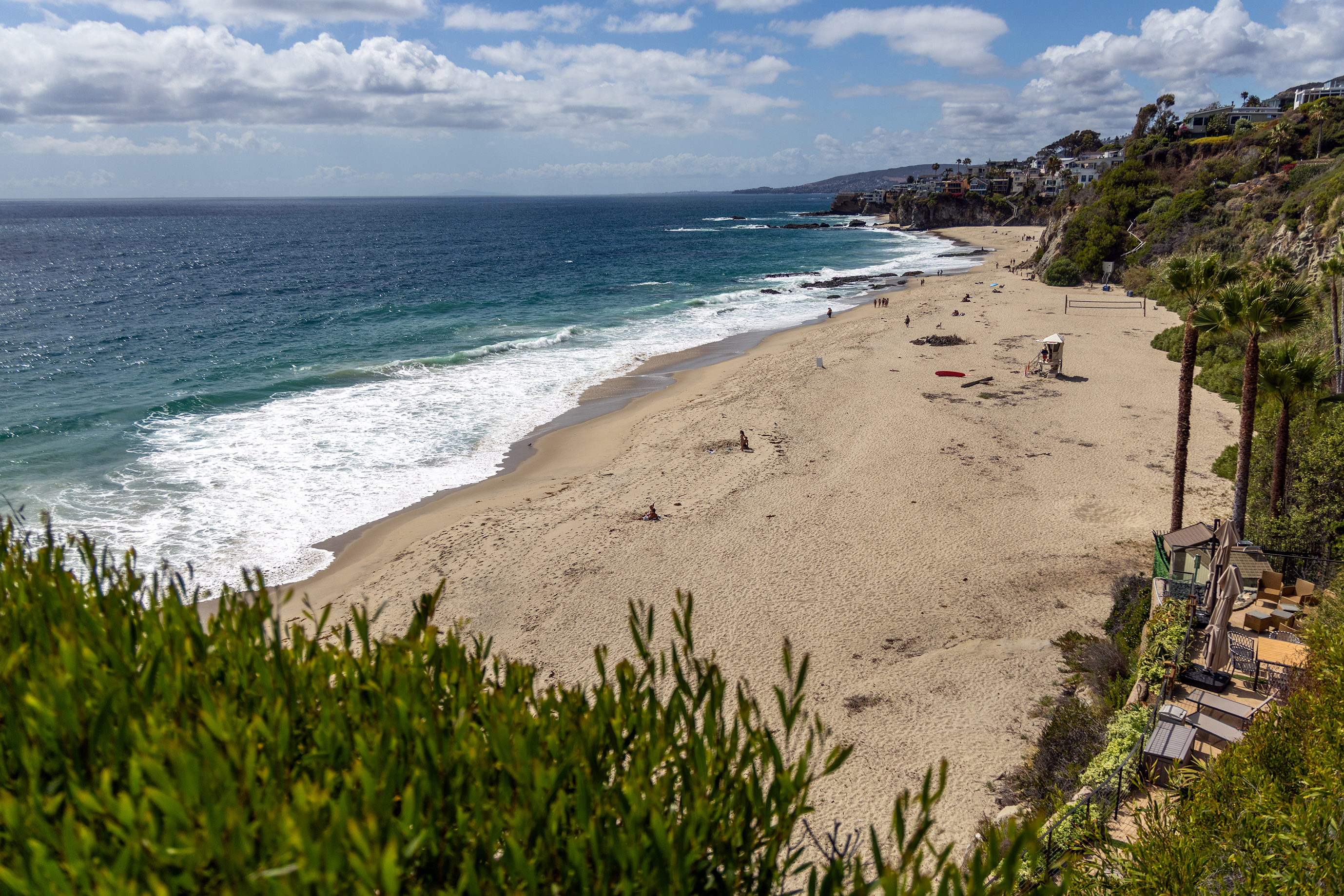 Sandy shoreline