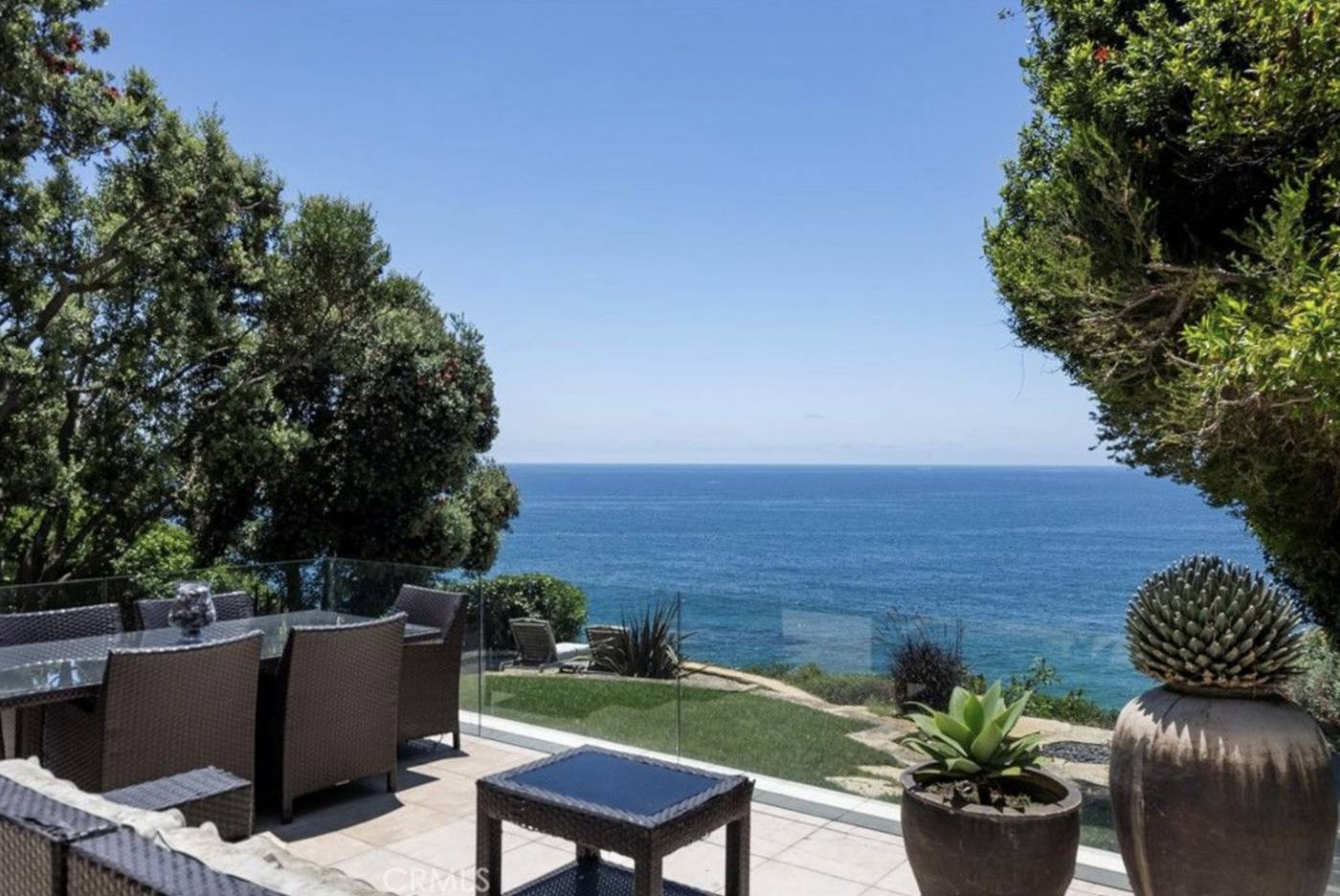 Ocean patio view